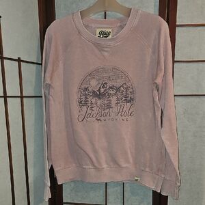 Blue 84 Women's Light Pink Jackson Hole Crewneck Sweatshirt